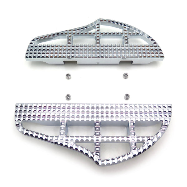 USMT216-119A-CD- Extended Length Dominator Shark Fin Passenger Footboard Compatible With Harley 2000-2019 Softail Deluxe Slim Chrome