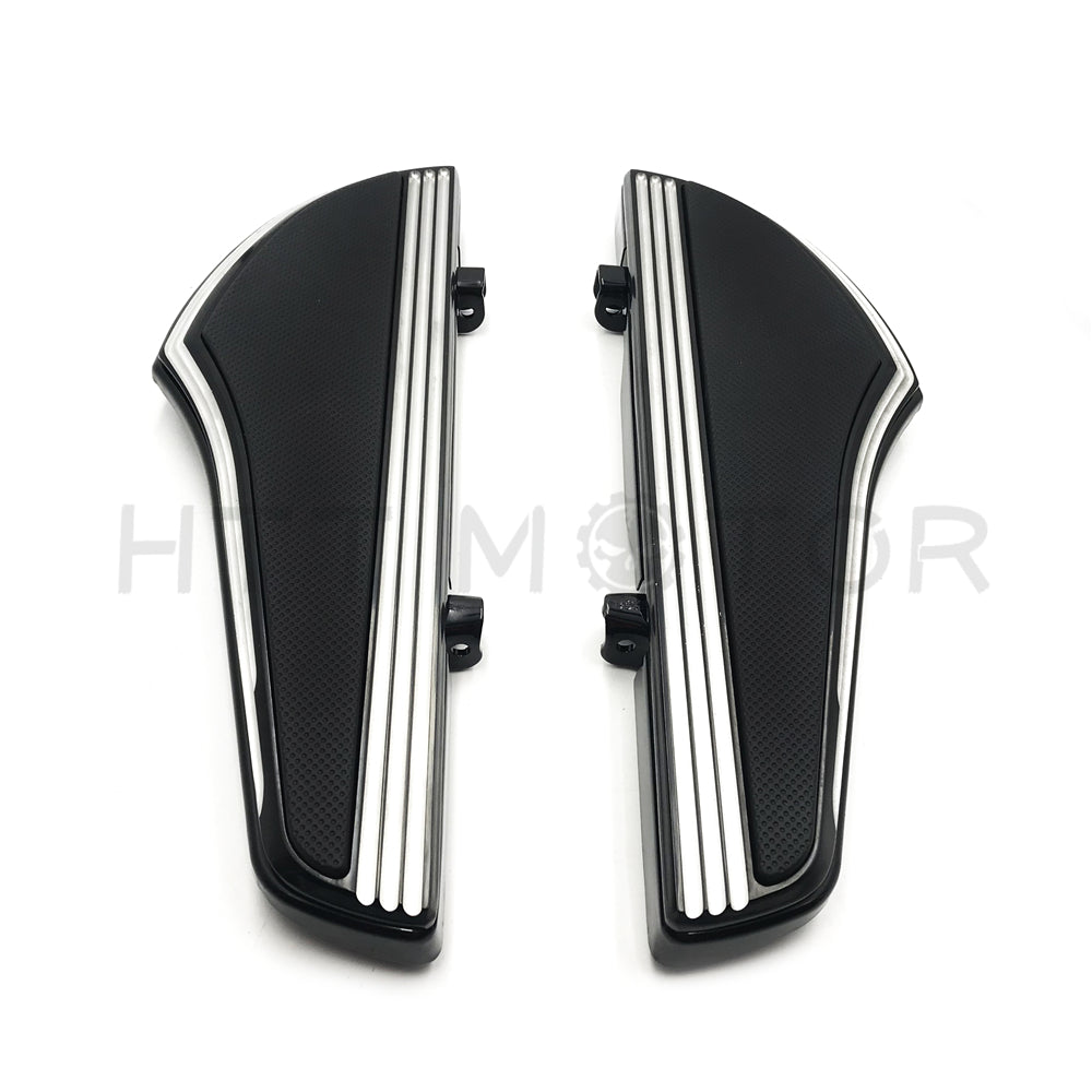 Shark Fin Front Driver Footboard For Harley Road King 09-13 Trike 00-17 Softail