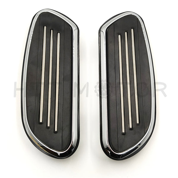 Streamline Passenger Footboard FloorBoard For Harley Touring 93-18 FLHR FLHX Chrome