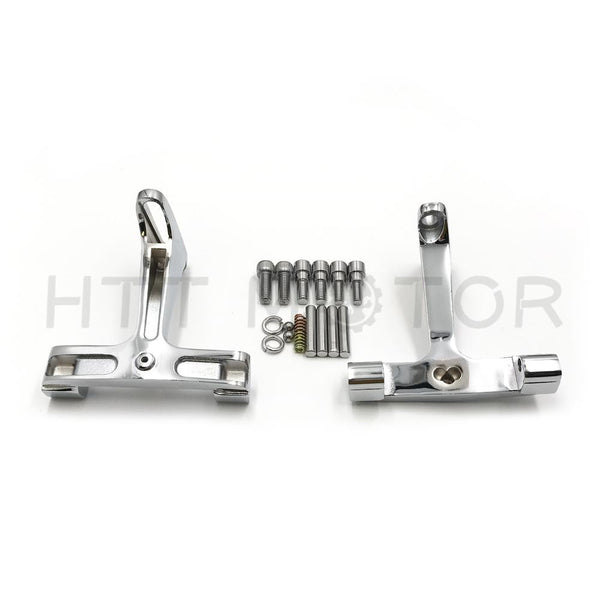 Chrome Passenger Footboard Floorboard Mounting Bracket For 1993-2019 Touring Trike