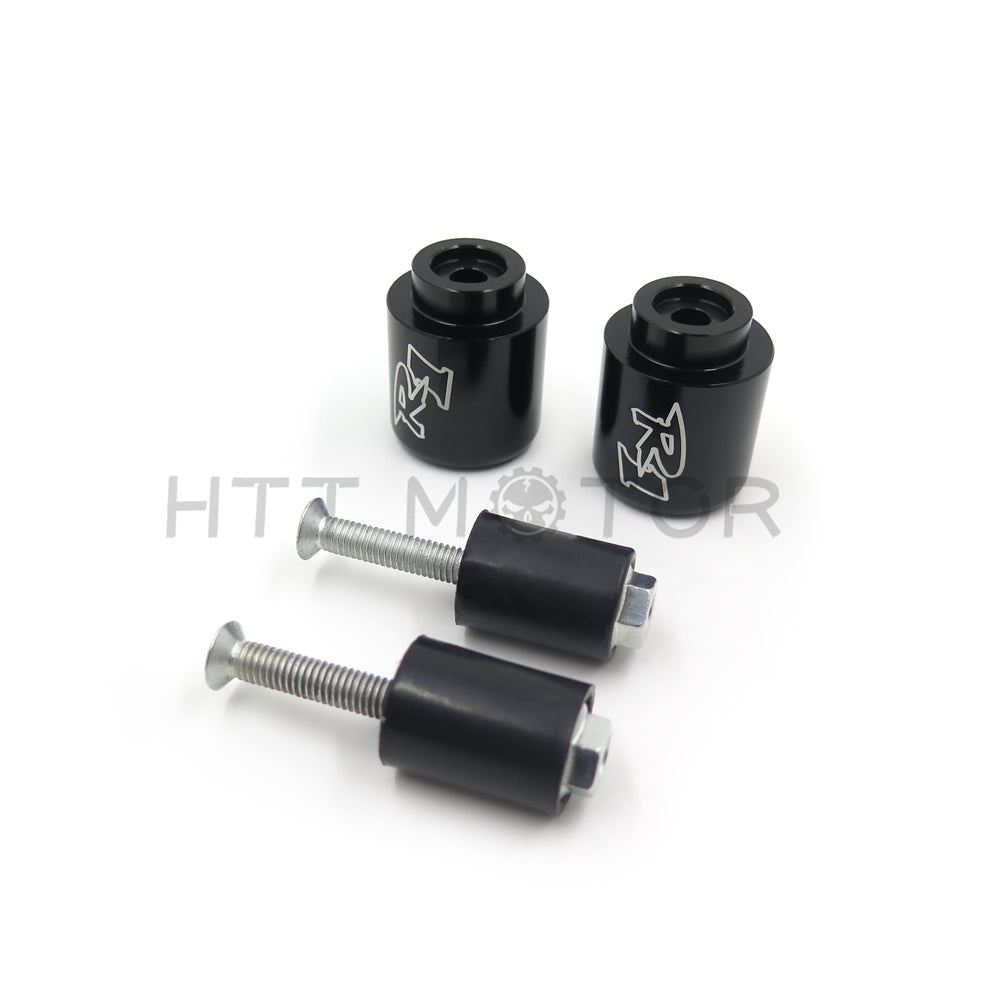 HTTMT- Black For Yamaha "R1" Bar Ends Weight Sliders Rubber For YZF-R1 (1998-2012)