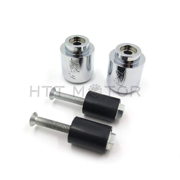 HTTMT- For YAMAHA YZF-R6 06-12/FJR 1300 03-10/yzf-r1 1998-2012 Chrome BAR ENDS Rubber