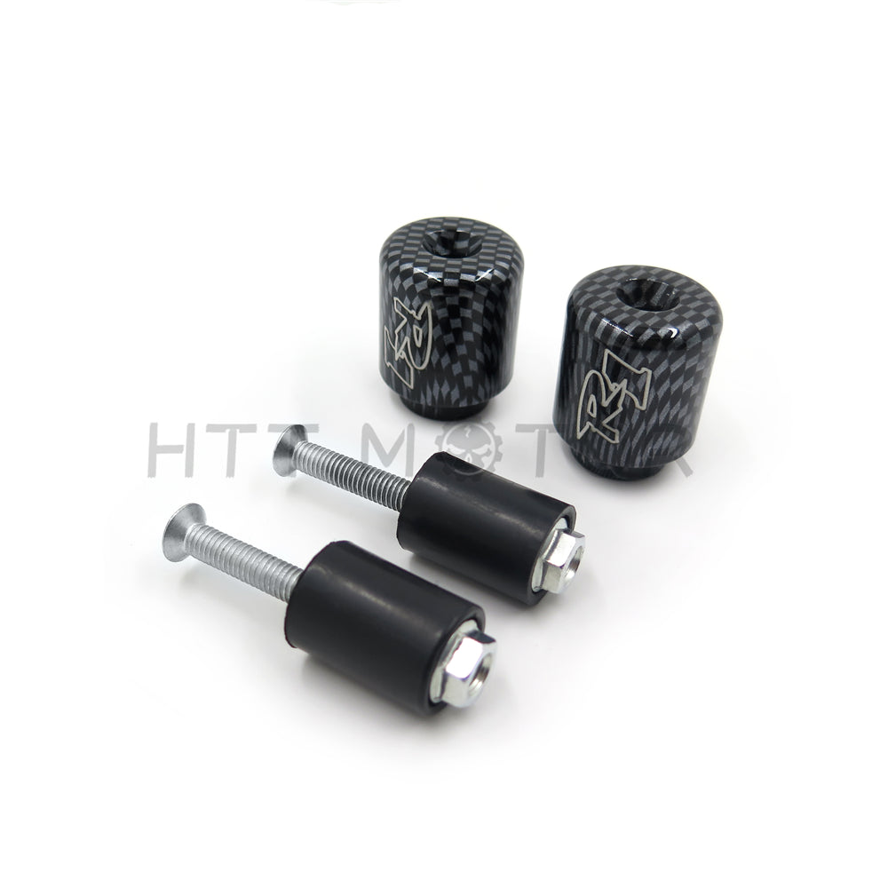 HTTMT- Carbon For Yamaha "R1" Bar Ends Weights Sliders For YZF-R1 (1998-2012) Rubber