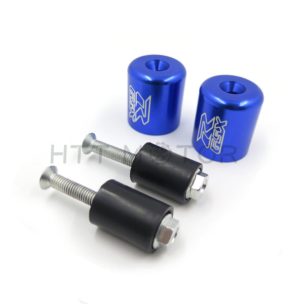 HTTMT- Handlebar Bar End Slider Blue Rubber For Suzuki TL1000S 97-01/Bandit 1200 97-00