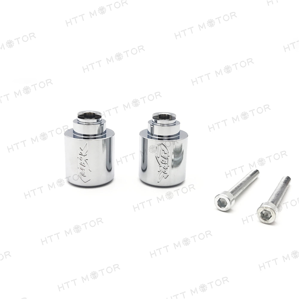 HTTMT CBR Bar Ends For Honda CBR 250 2011-2013/ Gold Wing GL 1800 2001-2013  Chrome