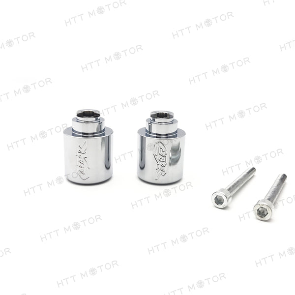 HTTMT CBR Bar Ends For Honda CBR 250 2011-2013/ Gold Wing GL 1800 2001-2013  Chrome