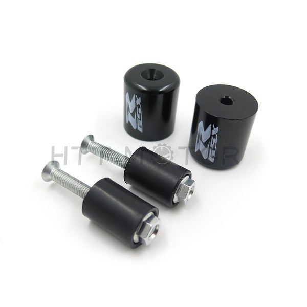 HTTMT- Black Hand Bar End For Suzuki GSXR600 92-14/GSXR750 96-14/GSXR1000 01-14 Rubber