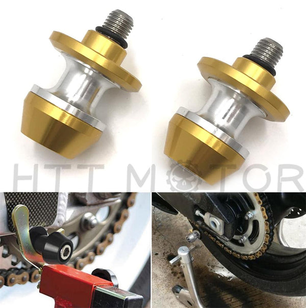 2pcs CNC Swingarm Spools Sliders Universal Motorcycle Starting Screw 6MM gold