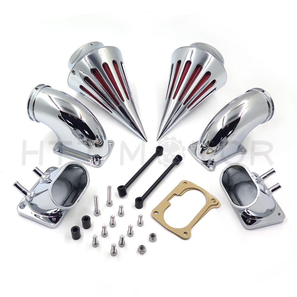 Cone Spike Air Cleaner Kit Intake Filter For Suzuki Boulevard M109 (All Year)Chrome