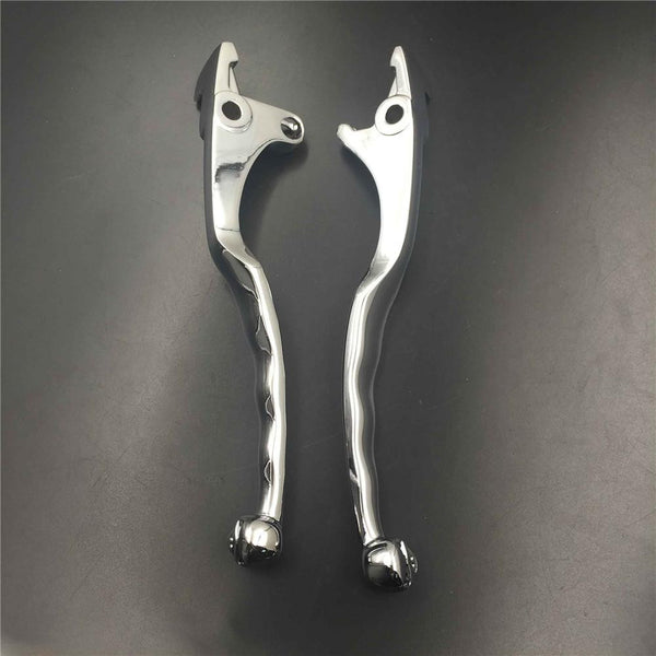 Chromed Brake Clutch Skull Hand Levers For Kawasaki Vulcan 1500 1600 2003-2008