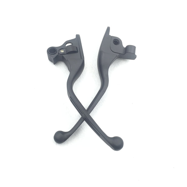 HTT Motorcycle Parts Black Brake Clutch Hand Levers For Harley 2008-2013 Touring and Trike models 2014-later FLHR and FLHRC (DOES NOT fit models equipped with hydraulic clutch)