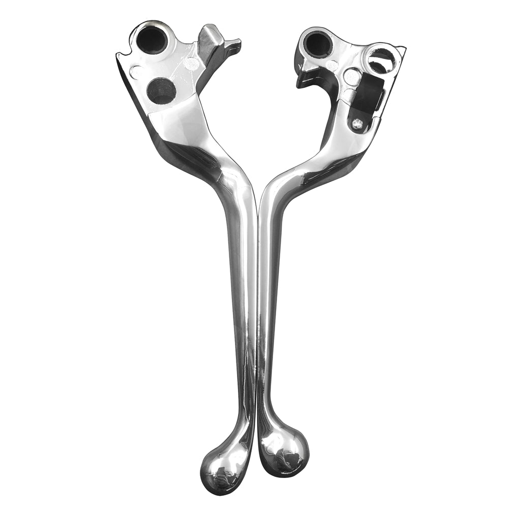 HTT Motorcycle Parts Chromed Brake Clutch Hand Levers For 1996-2003 XL/1996-2007 Dyna Touring/ 1996-2007 Softail /2011-2014 Softail models