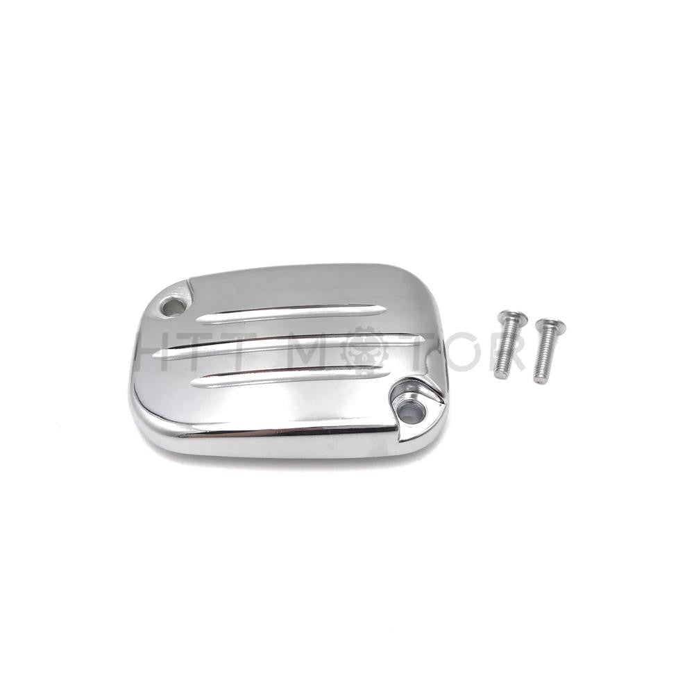 Chrome Hydraulic Clutch Master Cylinder Cover Top Lid For 14-16 Harley Touring