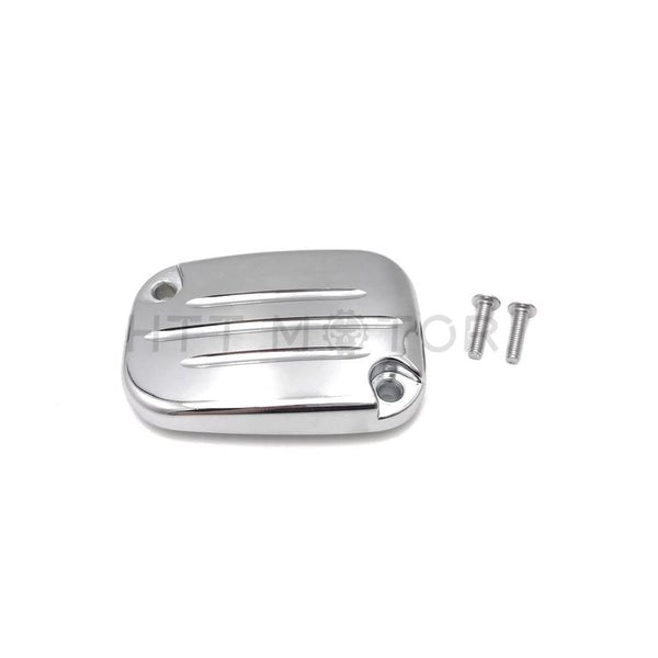 Chrome Hydraulic Clutch Master Cylinder Cover Top Lid For 14-16 Harley Touring
