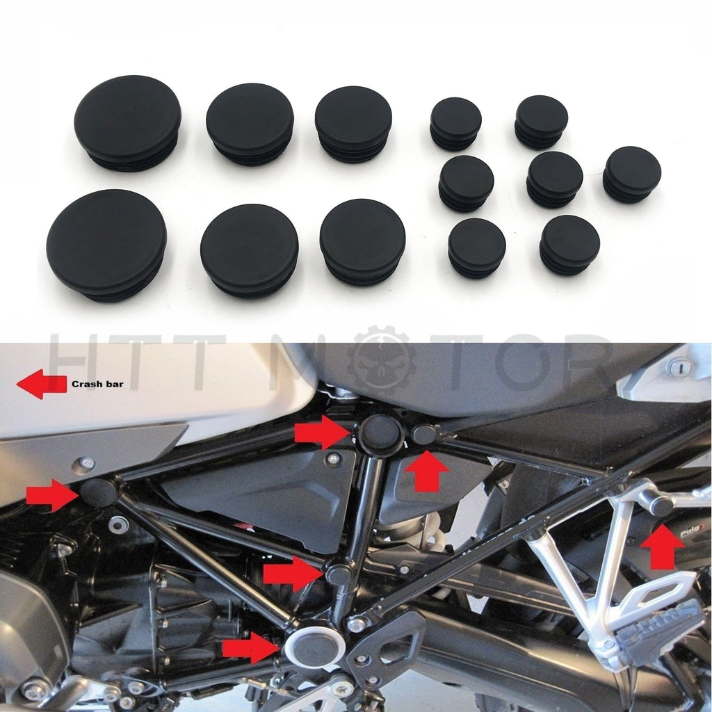 Frame Plug Set ( 13 caps ) for BMW R 1200 GS LC ADVENTURE ( 2014 - 2019 )