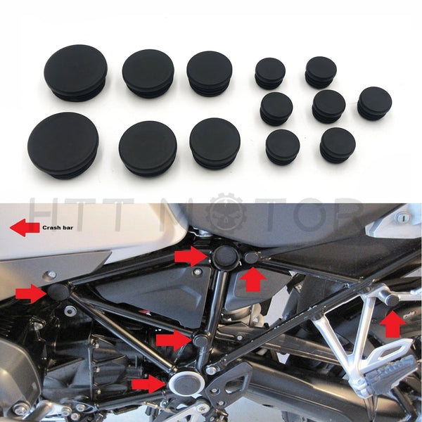 Frame Plug Set ( 13 caps ) for BMW R 1200 GS LC ADVENTURE ( 2014 - 2019 )