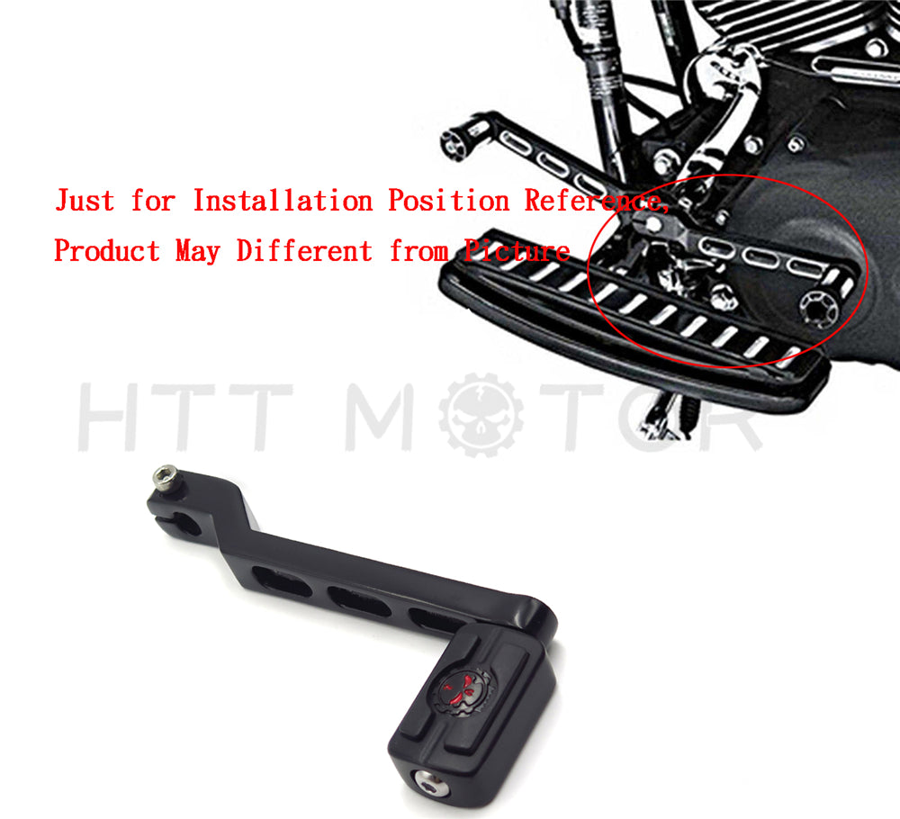 Rear Heel Shift Lever SKULL Shifter Peg For Harley Road Glide 2018 17 16 15 Black