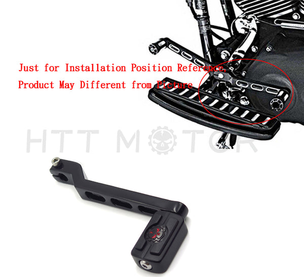 Rear Heel Shift Lever SKULL Shifter Peg For Harley Road Glide 2018 17 16 15 Black