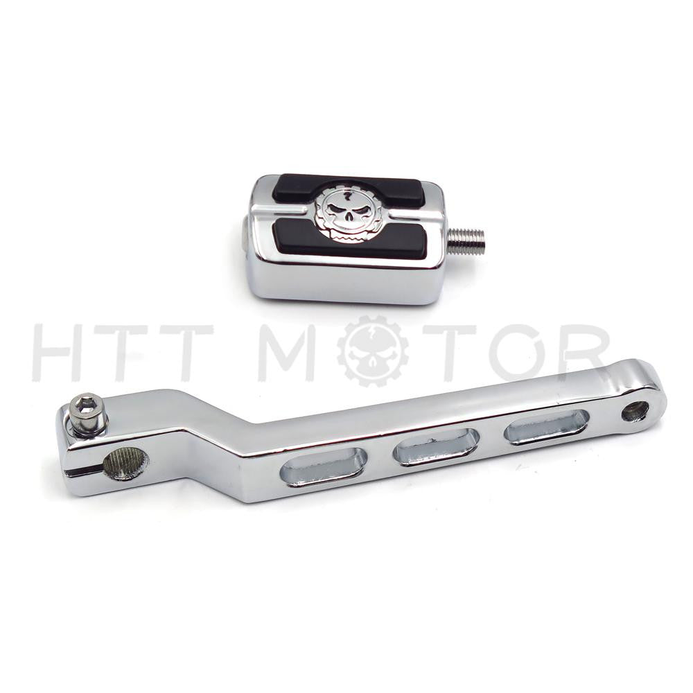 Chrome Rear Heel Shift Lever SKULL Shifter Peg For Harley Road Glide 2018 17 16