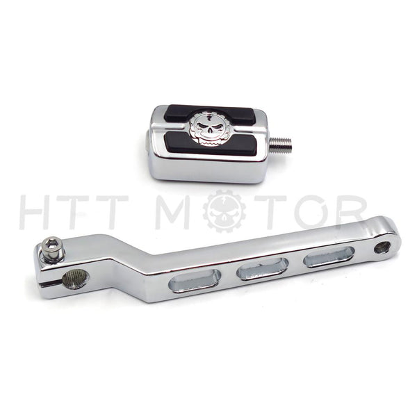 Chrome Rear Heel Shift Lever SKULL Shifter Peg For Harley Road Glide 2018 17 16
