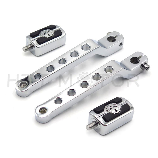 BLACK 7" SKULL SHIFT LEVER ARM W/ HOLES FOR DYNA SPORTSTER HARLEY SHIFTER