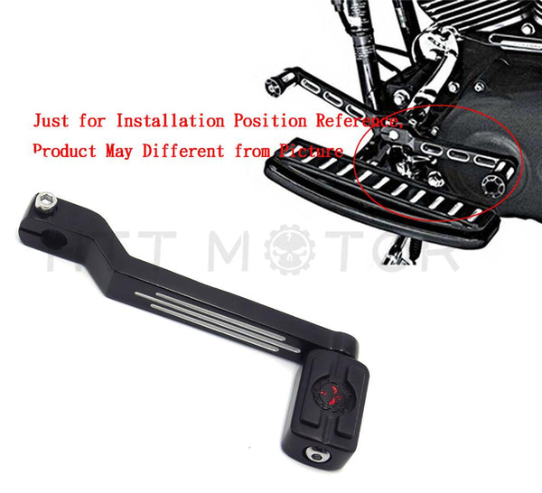 1pc Brand New Black Heel Shift Lever SKULL Shifter Peg For Harley Softail FLHT
