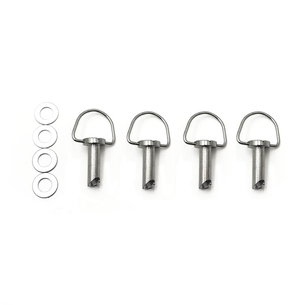 HTTMT- Fastener Hard Saddlebag Mounting Pin Stud Bolt Black For Harley Touring FLHR FLHS