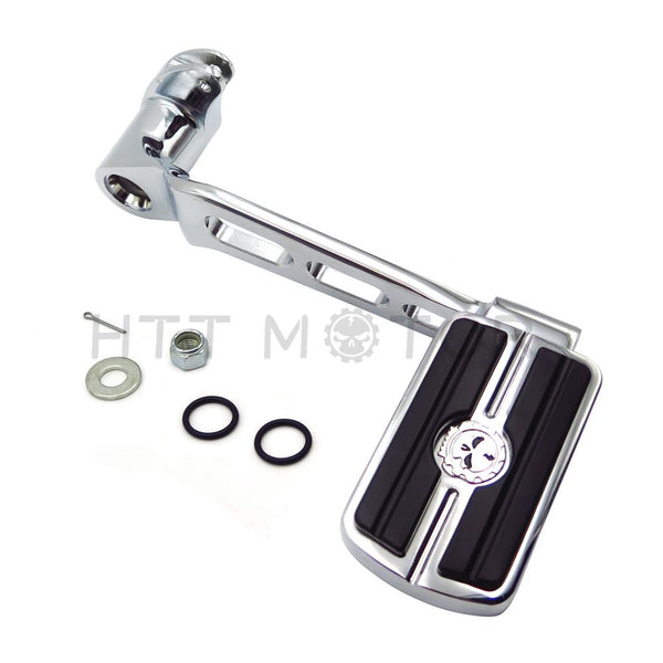 Brake Lever Brake Pedal Gear Skull FootPeg For Harley 14-18 Street Glide CVO Chrome