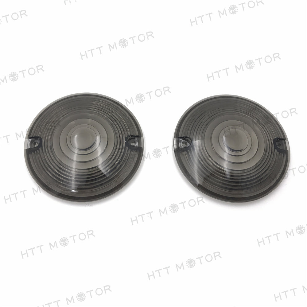 HTTMT- Smoke Turn Signal Lens For Harley Davidson Electra Glides Road King Heritage