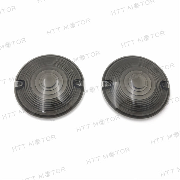 HTTMT- Smoke Turn Signal Lens For Harley Davidson Electra Glides Road King Heritage