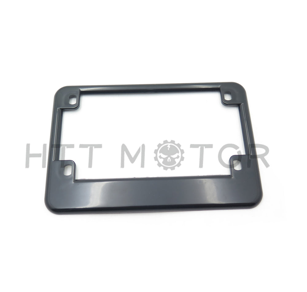 MOTORCYCLE License Plate Frame fits 4"x7" extra 1" width motorcycle plate