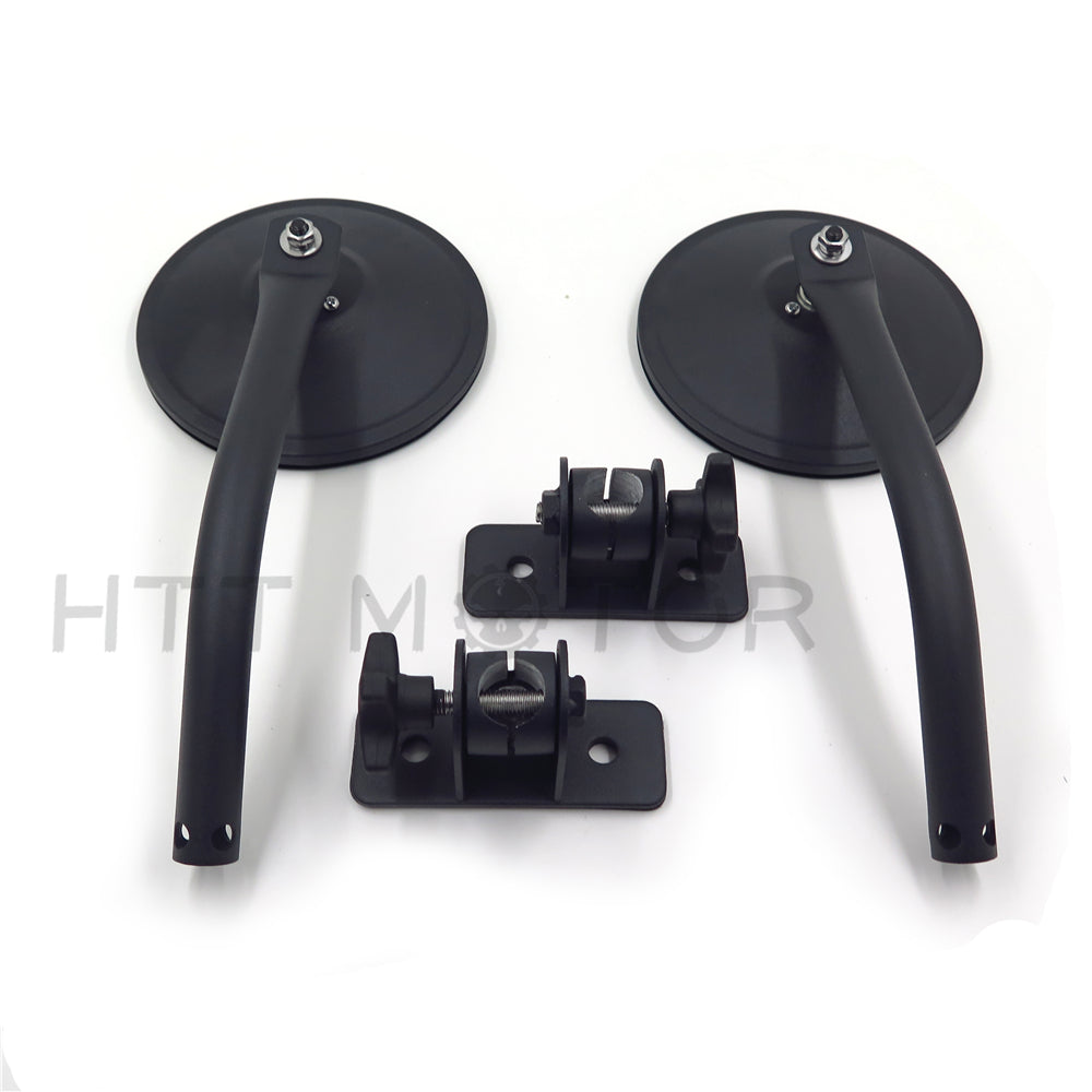 HTTMT- Mirror Relocation Pair Jeep Wrangler TJ JK 1997-17 Black Quick Release