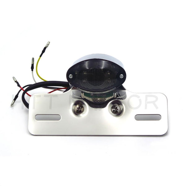 Dirt Bike Motorcycle LED Rear Fender Brake License Plate Tail Light Off Road 12V