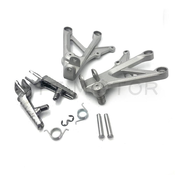 Front Footrest Foot Pegs Bracket For Honda CBR600F4I 01-07 CBR600 F4 99-00 Silver