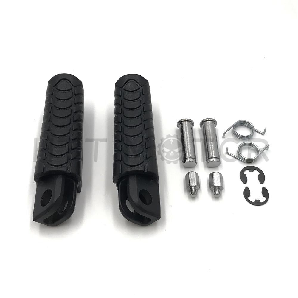 Front Footrest Foot Peg for KAWASAKI ZX14 ZZR1400 2006-2018 17 16 15 14 13 Black