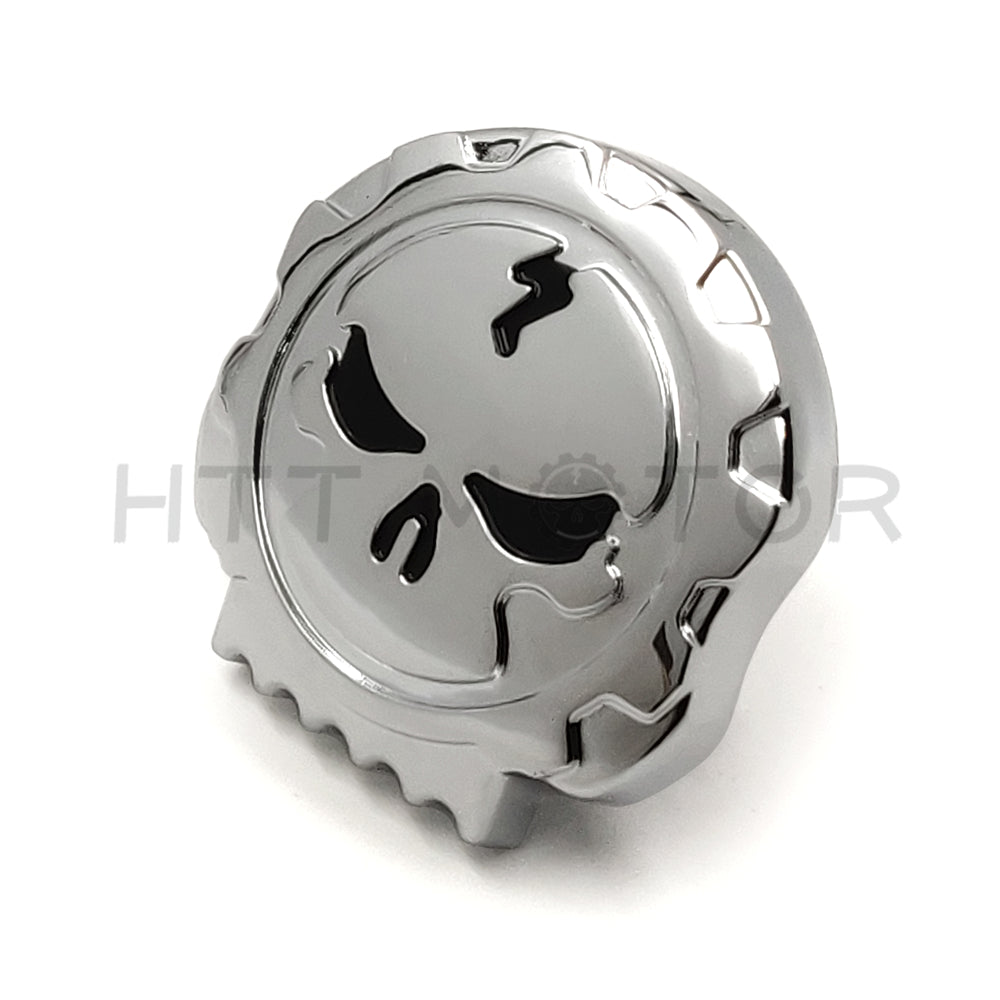 Motorcycle Skull Fuel Gas Tank Cap Cover For Harley Dyna Softail Sportster 84-15