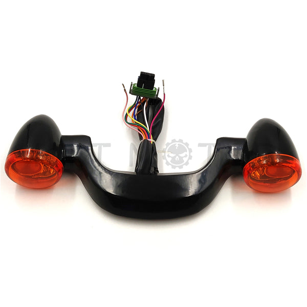 HTTMT Black LED Rear Brake and Turn Light Bar Kit