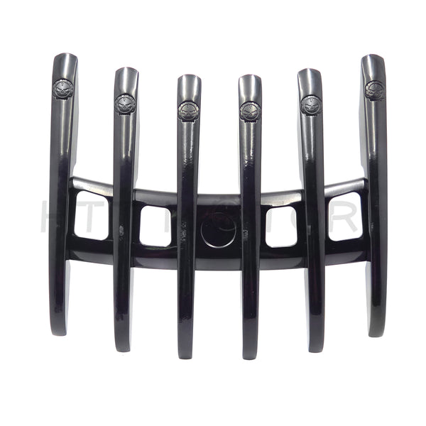 Skull Stealth Top Luggage Rail Rack for Harley Touring Tour Paks Tour Packs Black