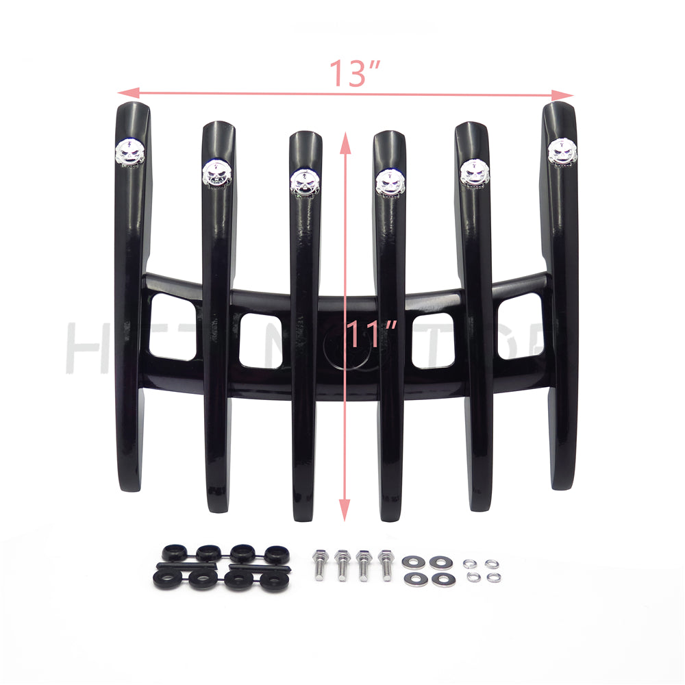 Skull Stealth Top Luggage Rail Rack for Harley Touring Road King FLHR ...
