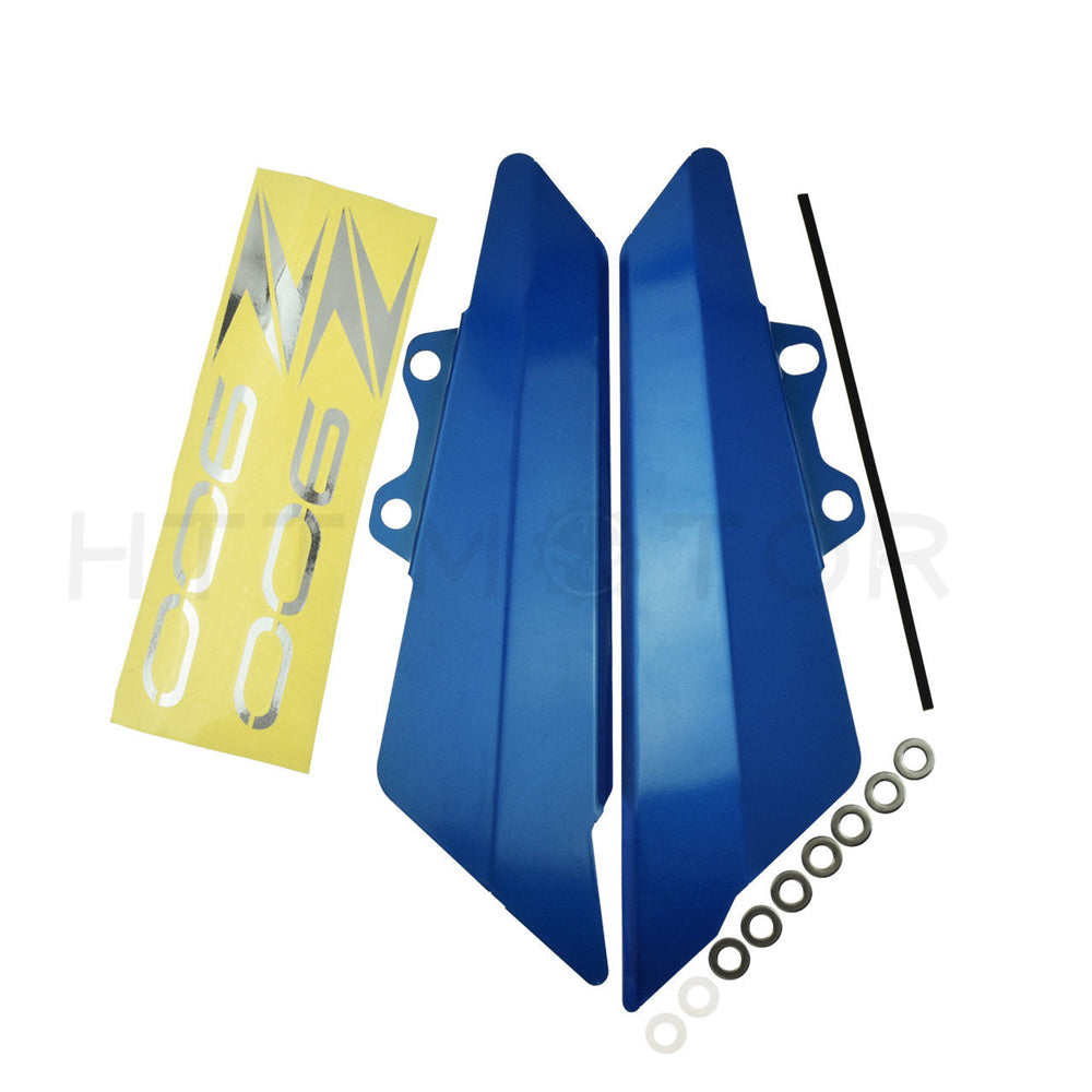 HTTMT- Left Right Side Fairing Side Panel Cover Plate For Kawasaki Z900 2017 Aluminum Blue
