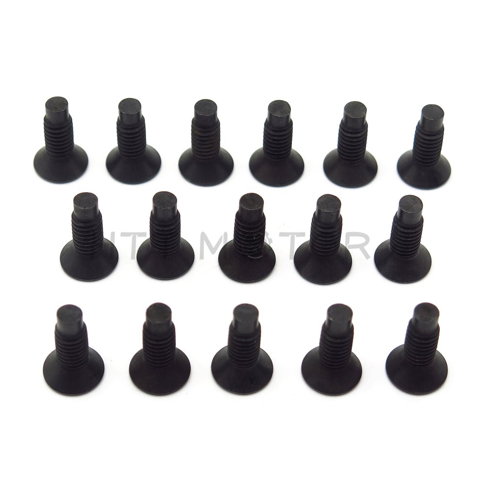 JEEP CJ WRANGLER YJ AND TJ 76-06 WINDSHIELD FRAME BLACK ALLEN SCREW SET OF 16