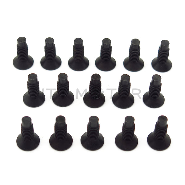 JEEP CJ WRANGLER YJ AND TJ 76-06 WINDSHIELD FRAME BLACK ALLEN SCREW SET OF 16