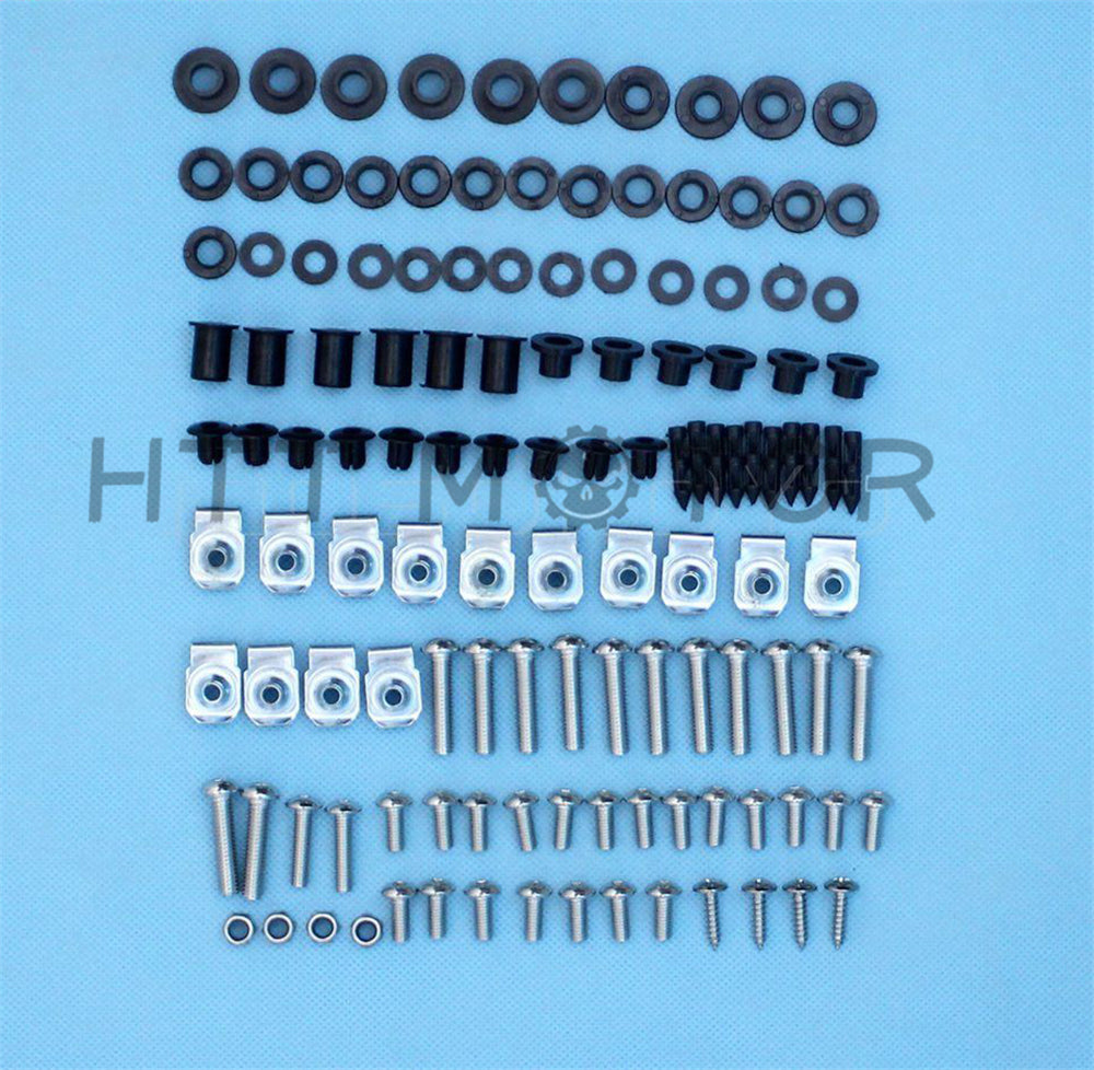 HTTMT- Complete Fairing Bolt Kit Screws Bolts Fastener For Suzuki GSXR1000 2001 2002