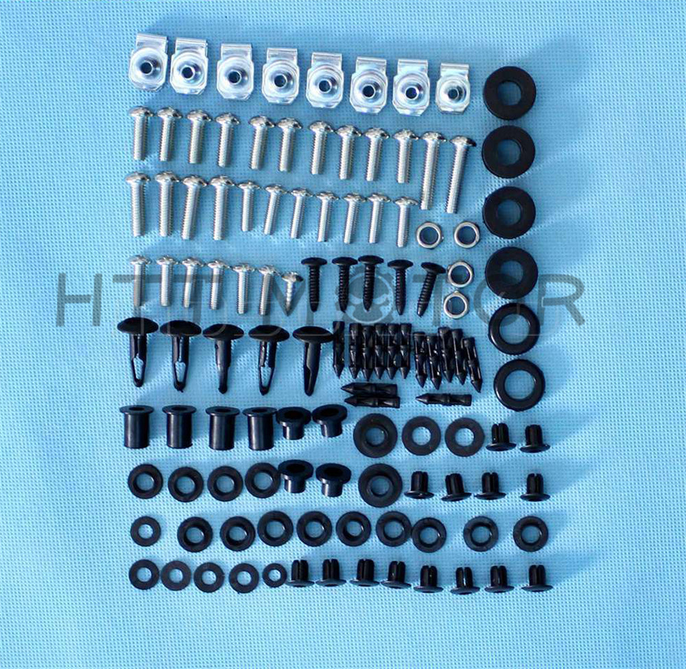 HTTMT- Stainless Steel Fairing Bolt Kit Body Bolt Washer For Suzuki GSX-R 600 750 04-05