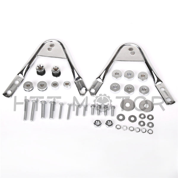 HTTMT- Detachable Two-Up Luggage Rack Docking Hardware Kit Fit 97-08 Harley Touring