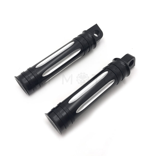 HTTMT Motorcycle Hot CNC Edge Cut Foot Pegs footpeg For Harley Sportster Softail Dyna