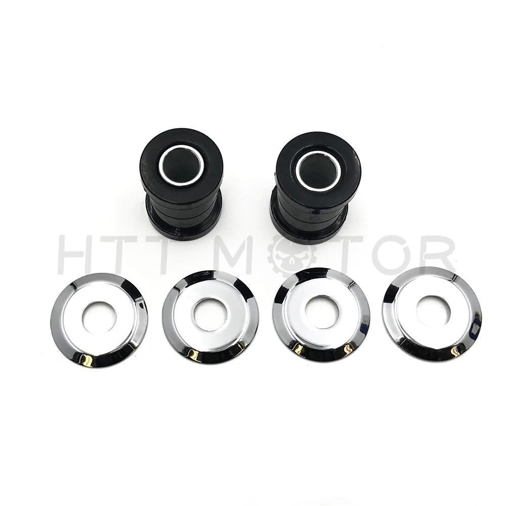 Black Polyurethane Handlebar Bushings for Harley Handlebar Riser Bushings 73-Up