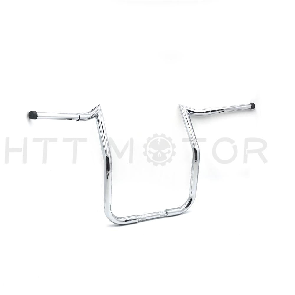 12" Handlebars For 1986-2017 HARLEY TOURING BATWING FAIRING Chrome Bagger