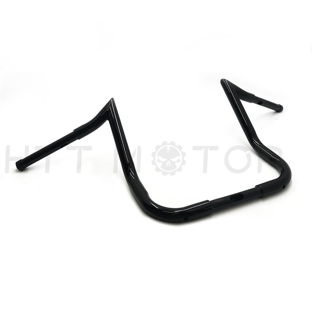 14" Handlebars For 1986-2017 HARLEY TOURING BATWING FAIRING Black Bagger