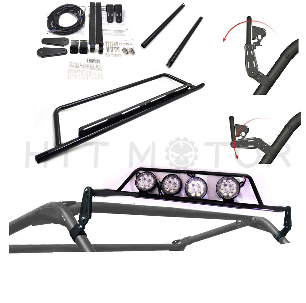 HTTMT- 27W LED Light Bar Universal 2" Mount Can-Am Commander Kawasaki Teryx RTV Adjustable